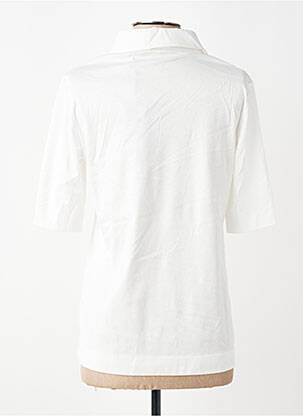 Polo stretch manches courtes beige ELENA MIRO femme