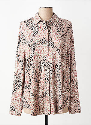 Chemisier coupe cintrée manches longues rose CHARLOTTE SPARRE femme
