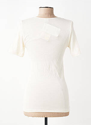 Top/caraco tissage jersey beige OSCALITO femme