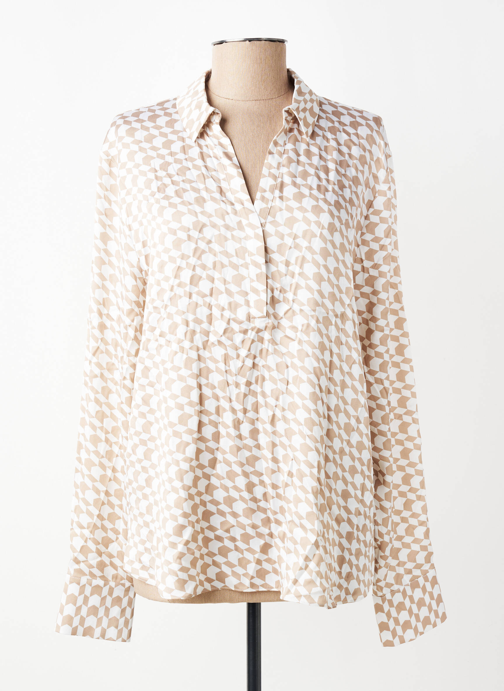 Top manches longues manches longues beige HERZEN'S ANGELEGENHEIT femme