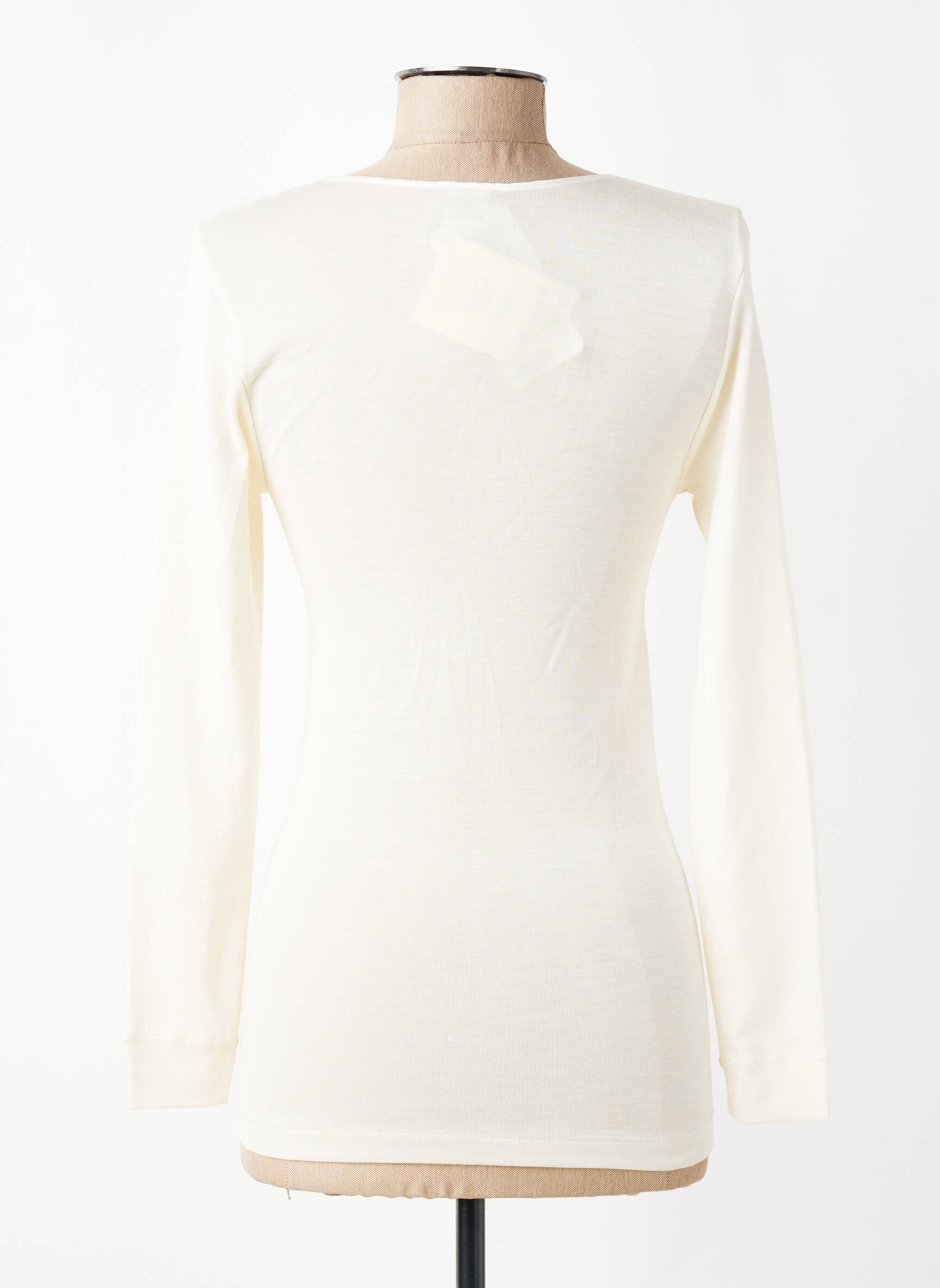 Top/caraco tissage jersey beige OSCALITO femme