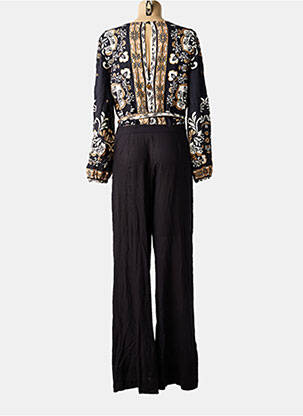 Combi-pantalon coupe cintrée manches longues noir TWINSET femme