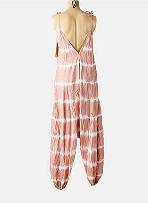 Combi-pantalon fines bretelles fines bretelles rose BELLE & TOILE femme