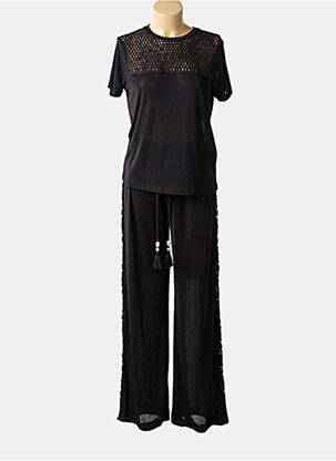 Pyjama manches courtes noir TWINSET femme