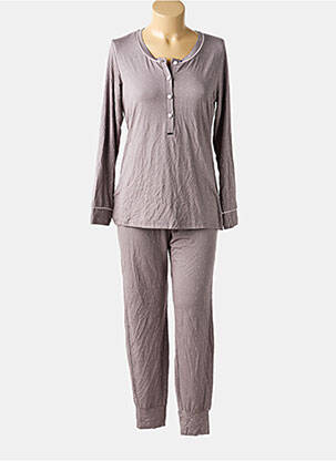 Pyjama tissage jersey violet LORMAR femme