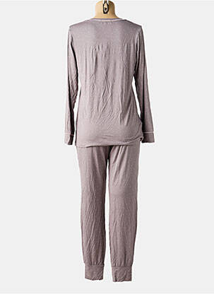 Pyjama tissage jersey violet LORMAR femme