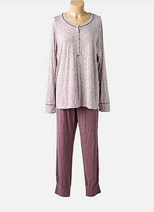 Pyjama tissage jersey violet LORMAR femme