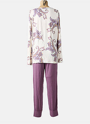 Pyjama tissage jersey violet LORMAR femme