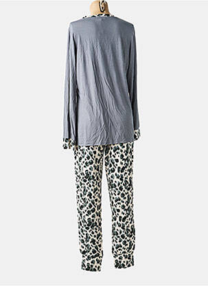 Pyjama tissage jersey gris LORMAR femme