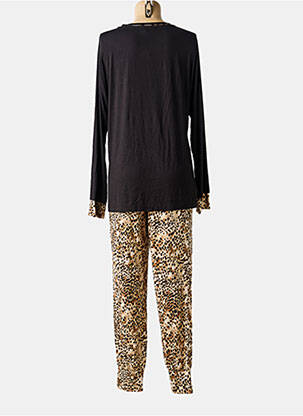 Pyjama tissage jersey noir LORMAR femme