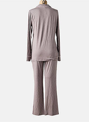 Pyjama tissage jersey violet LORMAR femme
