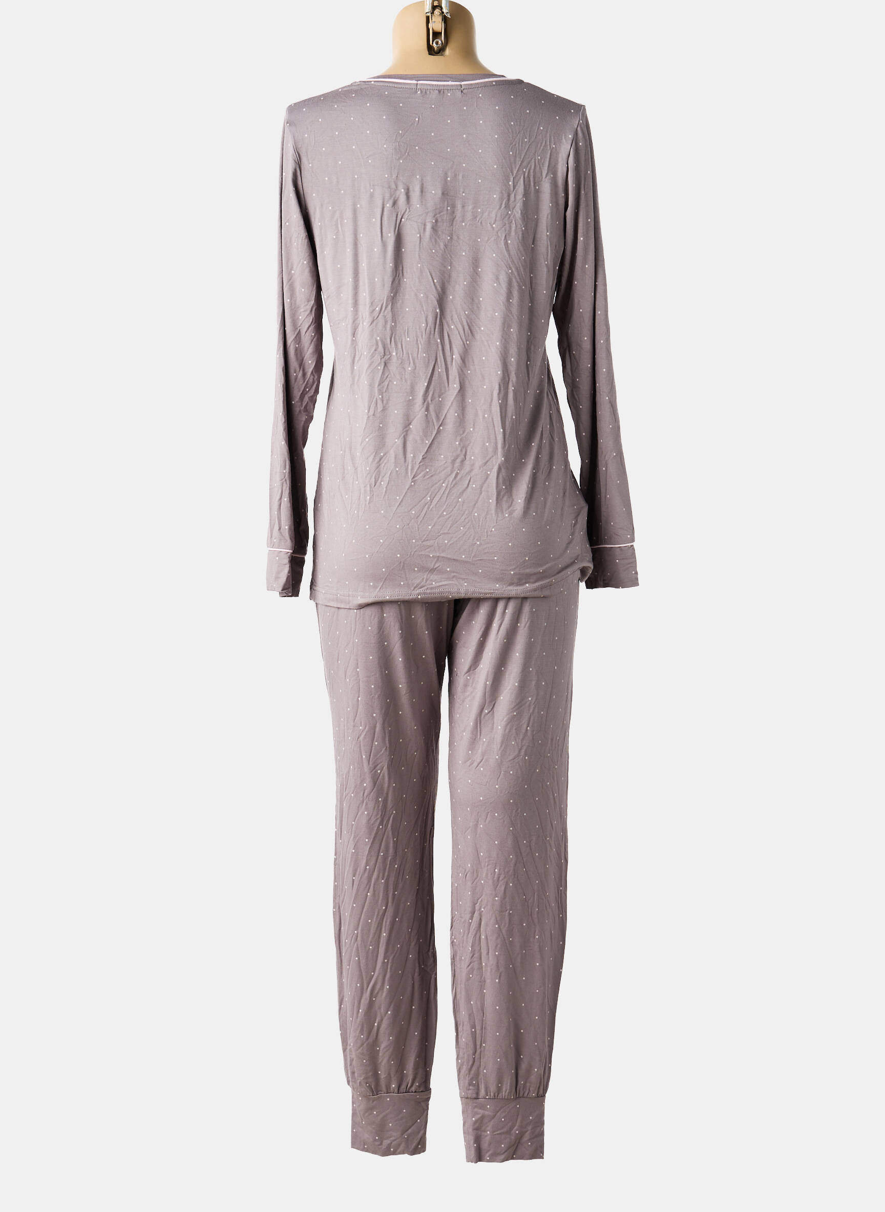 Pyjama tissage jersey violet LORMAR femme