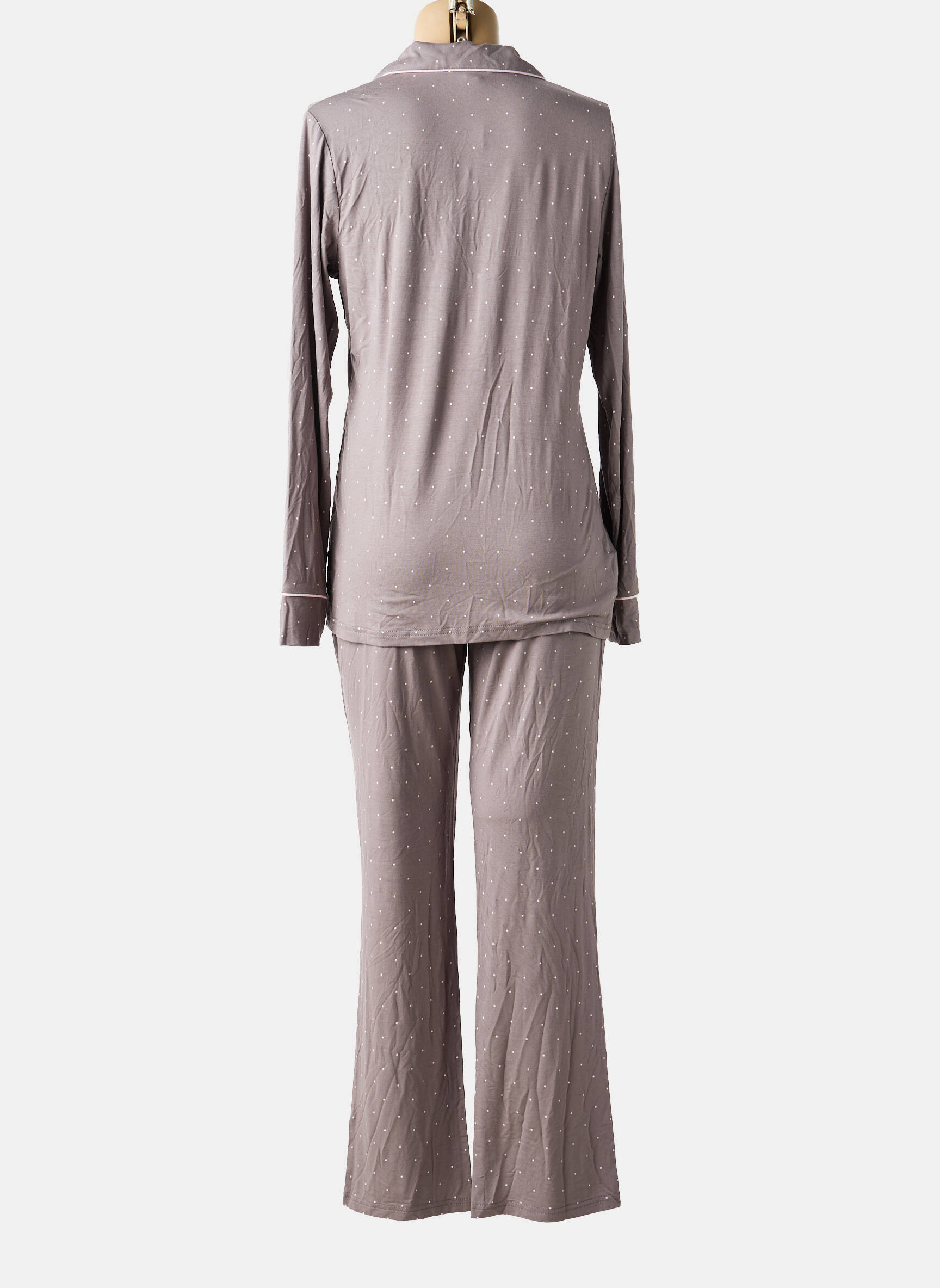 Pyjama tissage jersey violet LORMAR femme