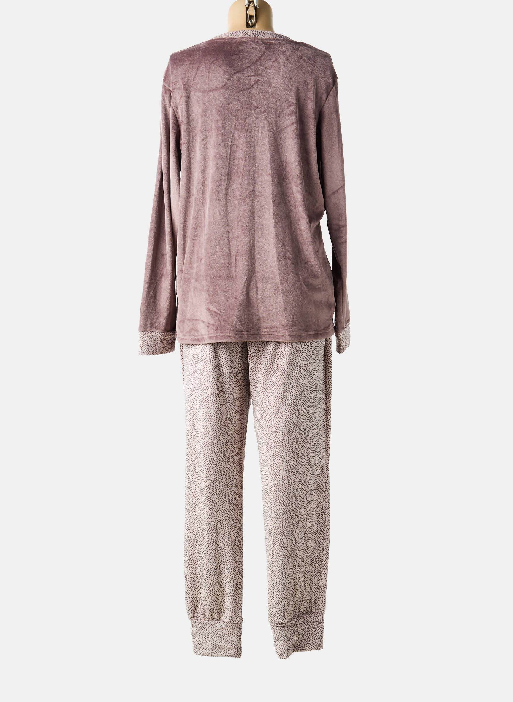 Pyjama tissage jersey violet LORMAR femme