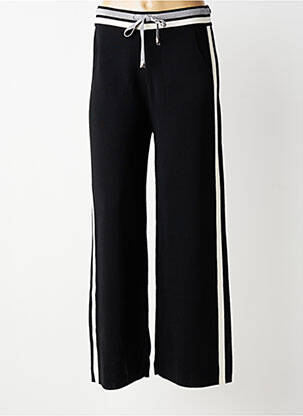 Pantalon droit taille élastique taille normale noir ELENA MIRO femme