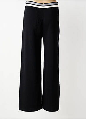 Pantalon droit taille élastique taille normale noir ELENA MIRO femme