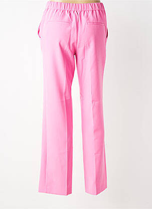 Pantalon droit stretch taille normale rose HERZEN'S ANGELEGENHEIT femme