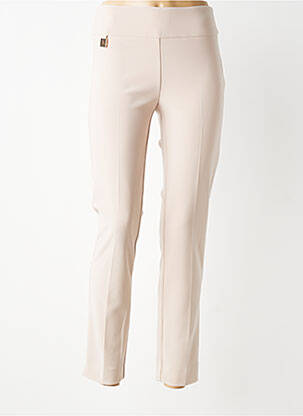 Pantalon slim stretch taille normale beige JOSEPH RIBKOFF femme