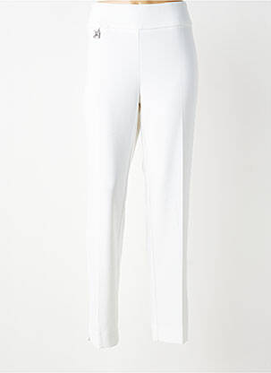 Pantalon slim stretch taille normale blanc JOSEPH RIBKOFF femme