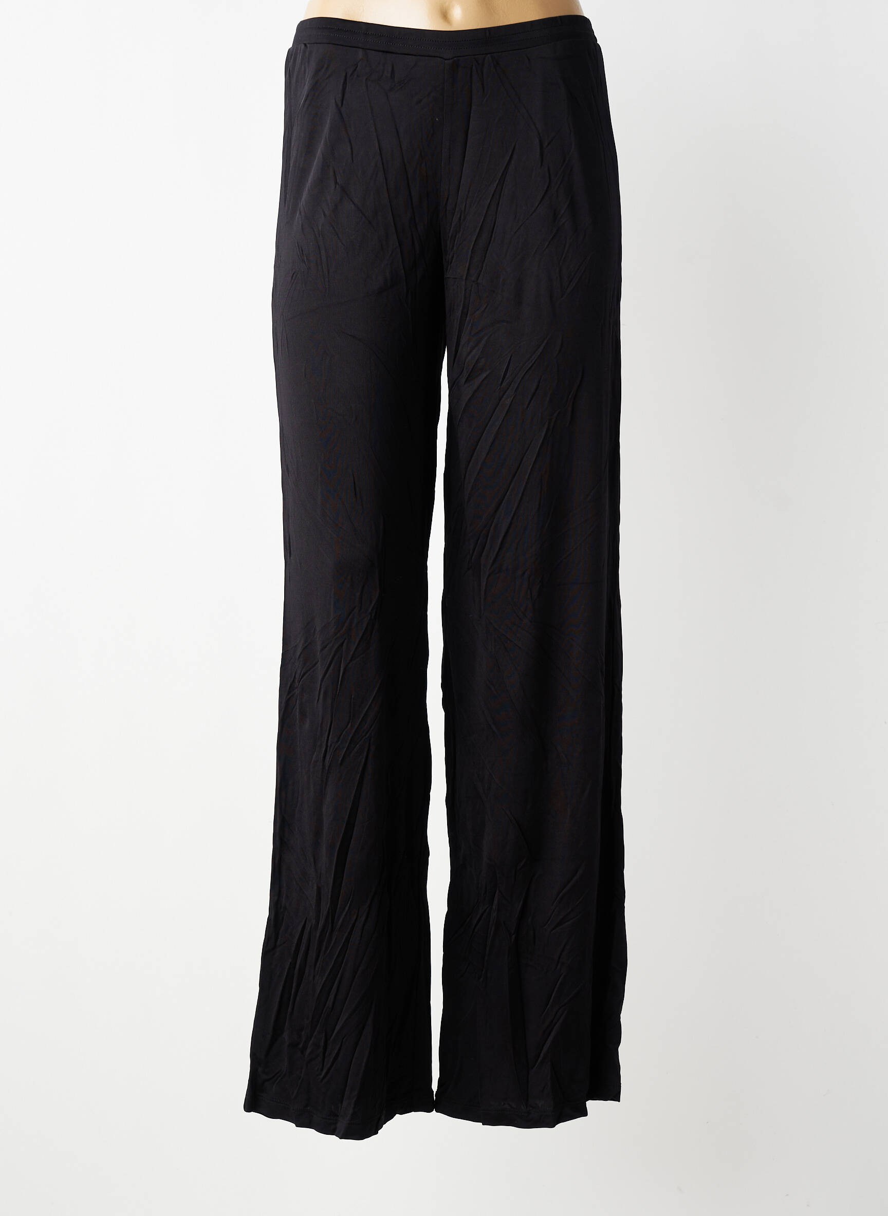 Pantalon droit taille élastique taille normale noir TWINSET femme