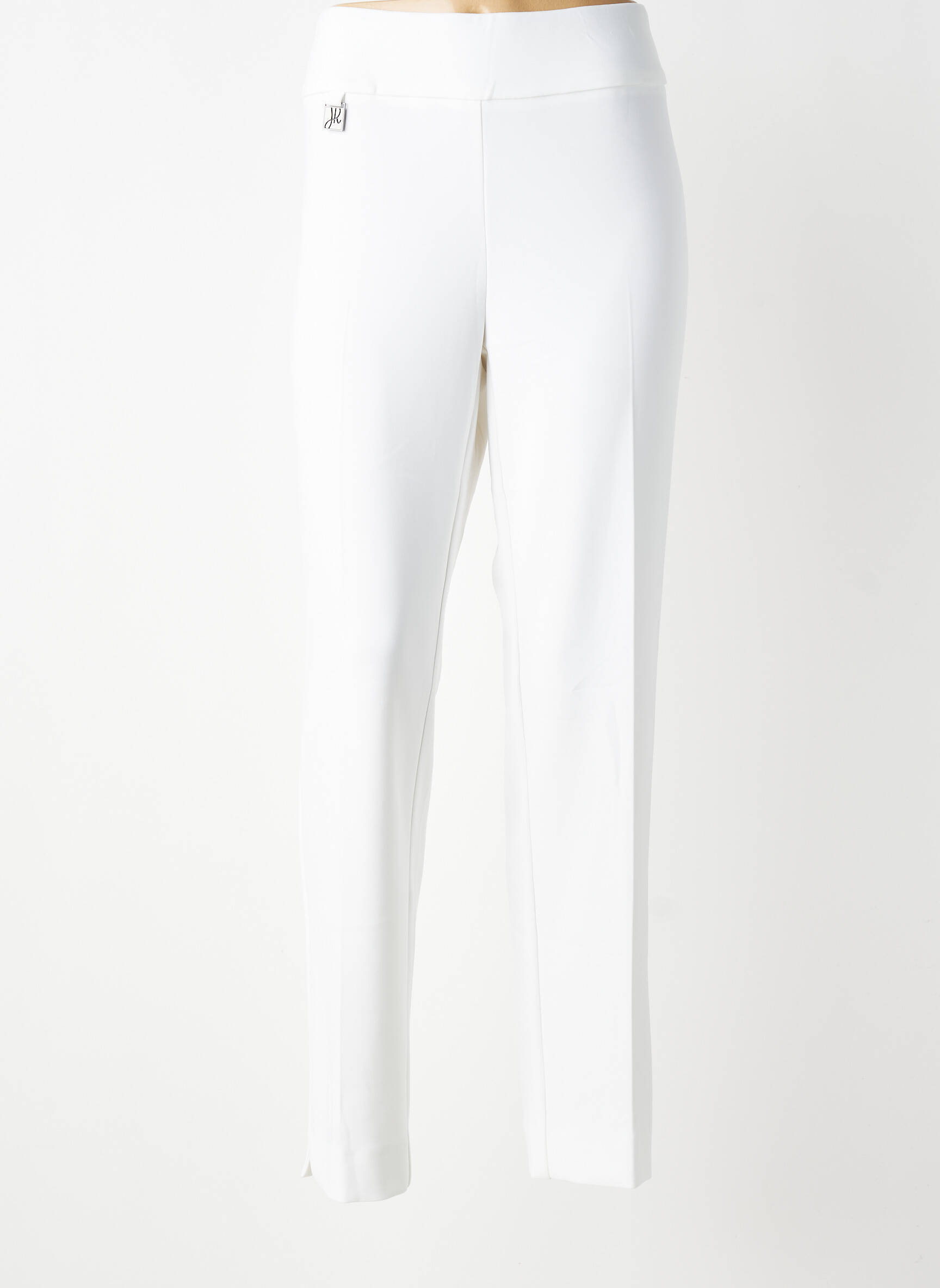 Pantalon slim stretch taille normale blanc JOSEPH RIBKOFF femme