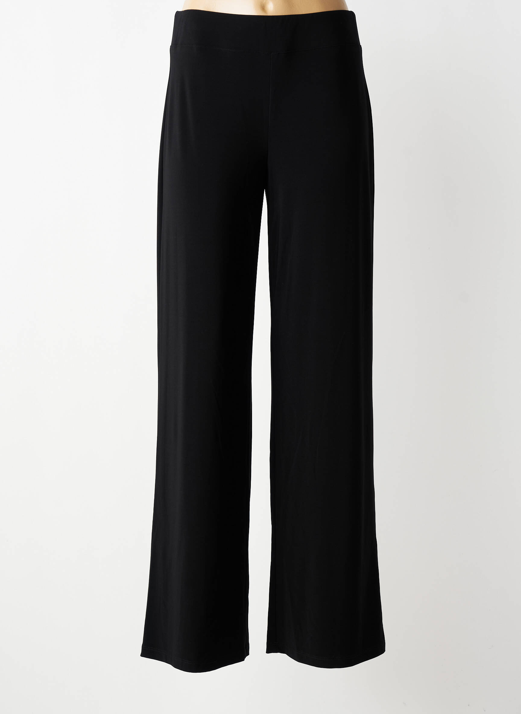 Pantalon droit stretch taille normale noir JOSEPH RIBKOFF femme
