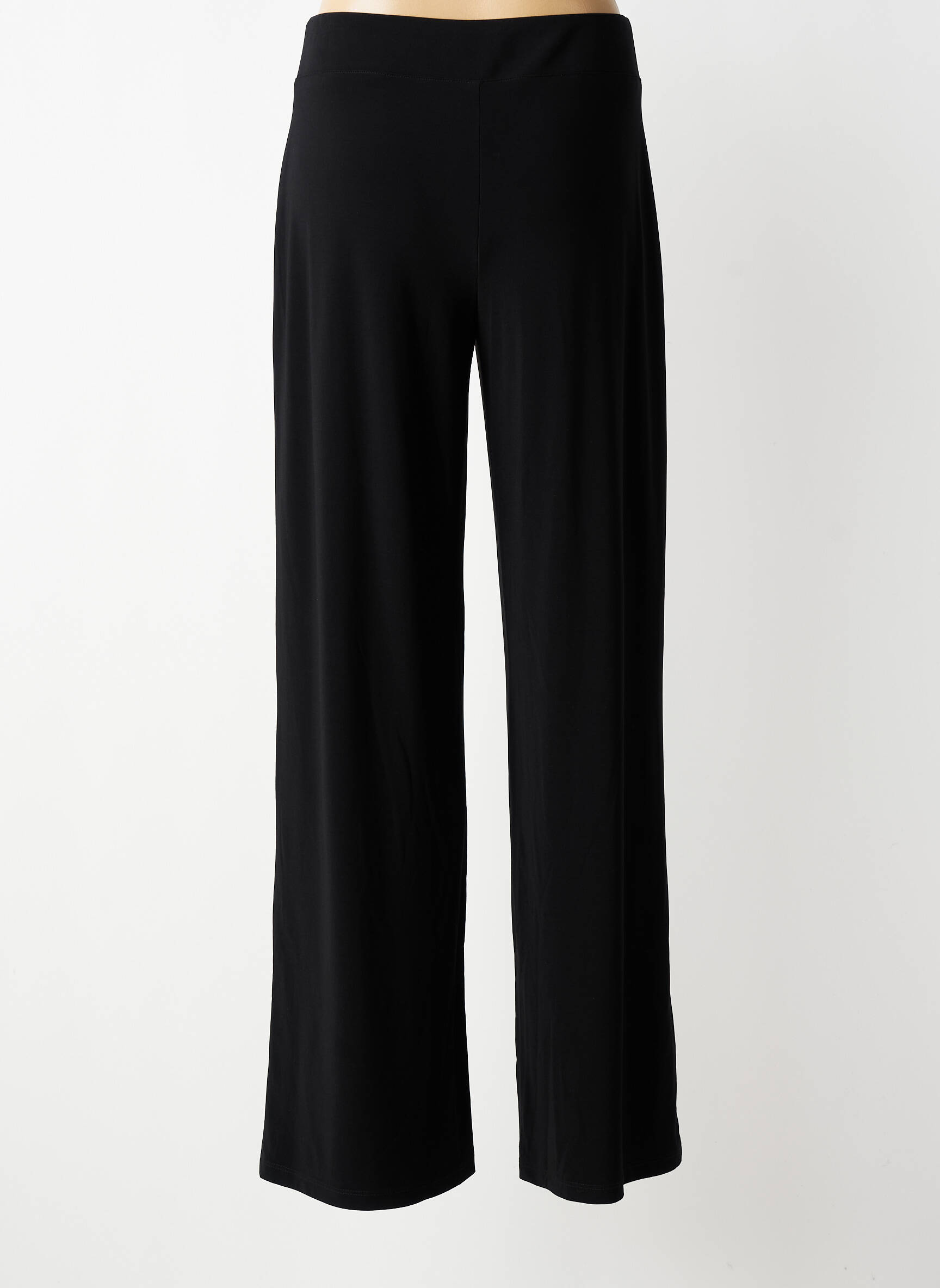 Pantalon droit stretch taille normale noir JOSEPH RIBKOFF femme
