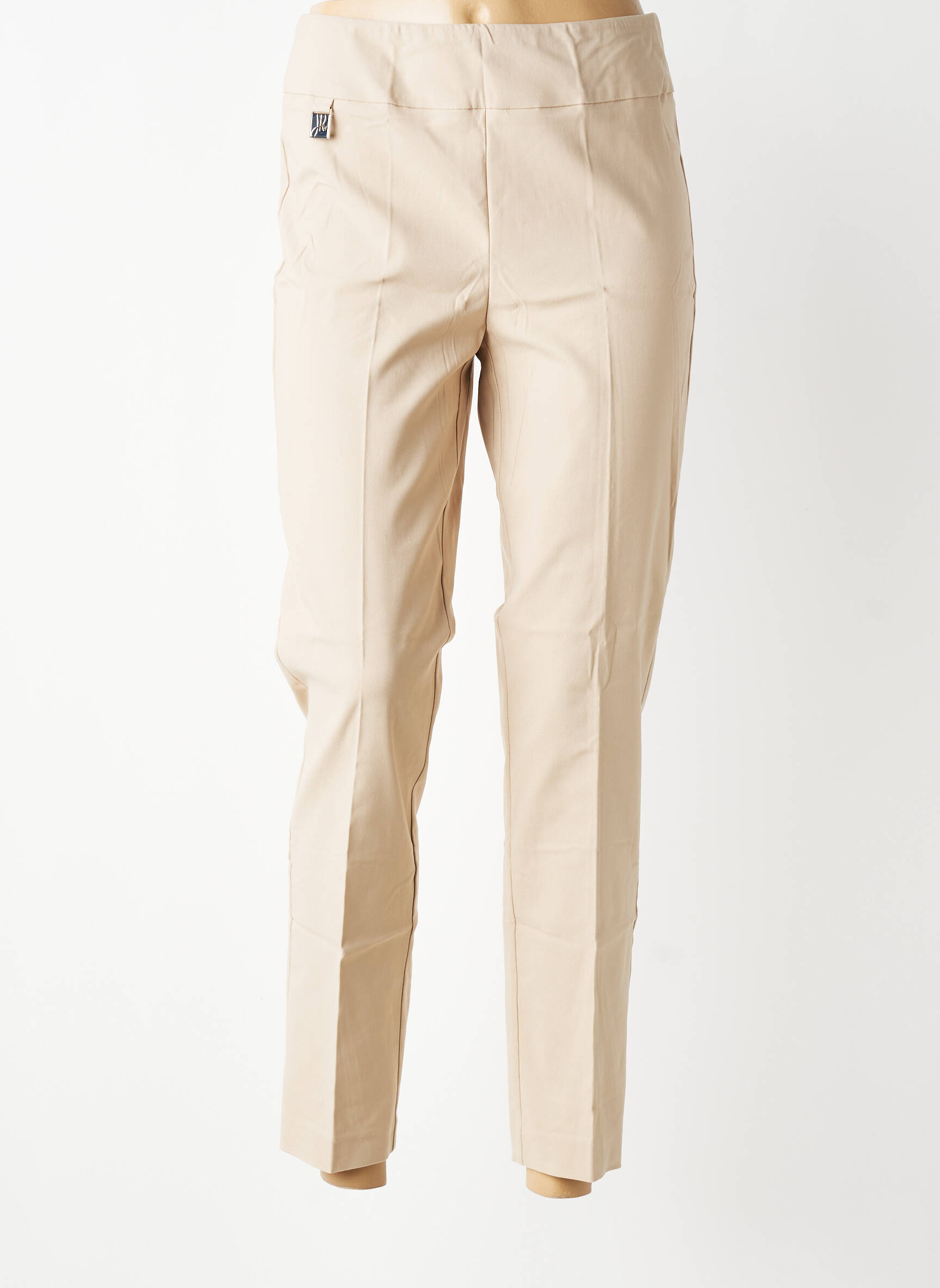 Pantalon slim stretch taille normale beige JOSEPH RIBKOFF femme