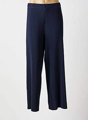 Pantalon droit stretch taille normale bleu JOSEPH RIBKOFF femme
