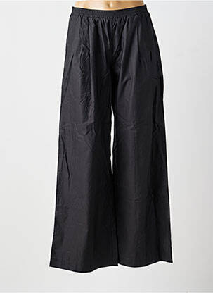Pantalon large tissage popeline taille normale noir TWINSET femme