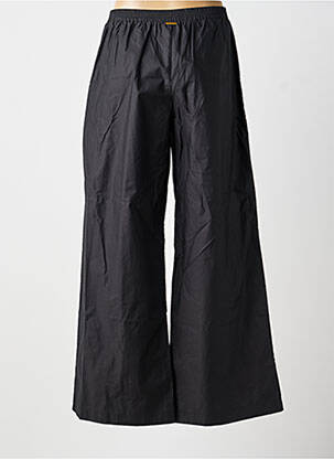 Pantalon large tissage popeline taille normale noir TWINSET femme