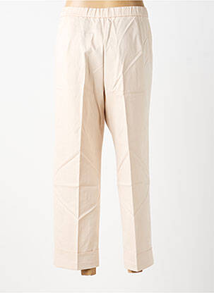 Pantalon 7/8 taille à pinces taille normale rose ELENA MIRO femme
