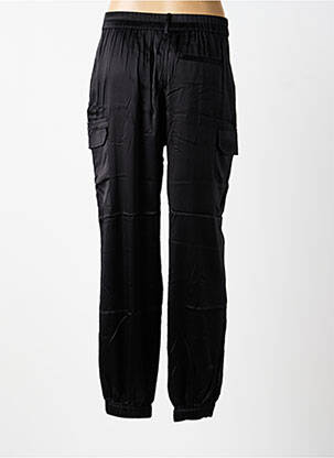 Pantalon cargo resserrée sur le bas taille normale noir CHARLOTTE SPARRE femme