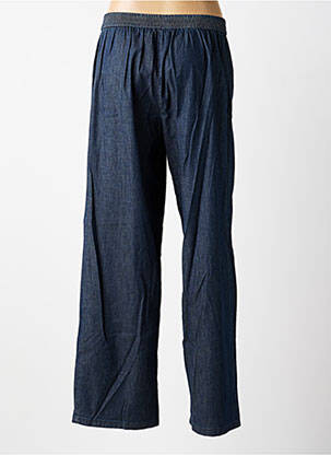 Pantalon droit taille élastique taille normale bleu ELENA MIRO femme