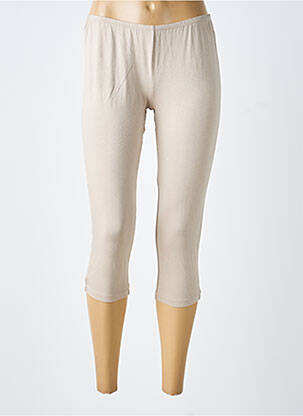 Legging tissage jersey taille normale beige VERDISSIMA femme