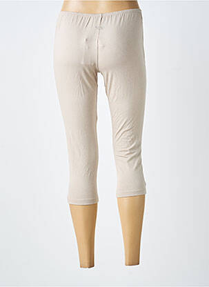 Legging tissage jersey taille normale beige VERDISSIMA femme
