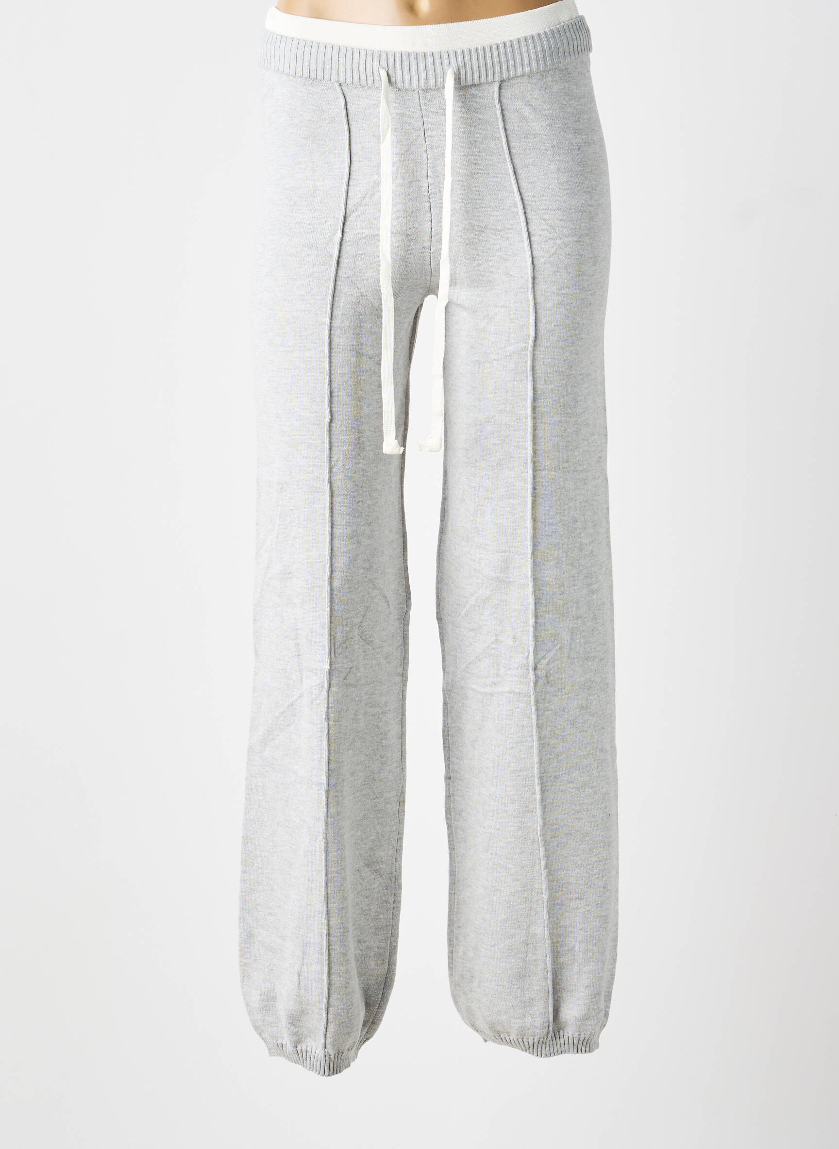 Jogging stretch taille normale gris TWINSET femme