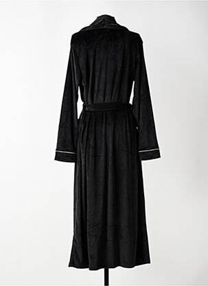 Robe de chambre poches noir LORMAR femme