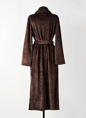 Robe de chambre stretch marron ARUELLE femme