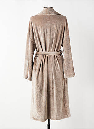 Robe de chambre manches longues marron ARUELLE femme