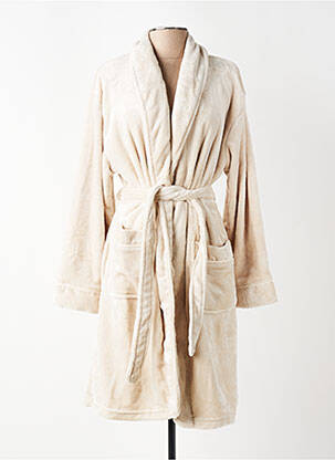 Robe de chambre poches beige ARUELLE femme