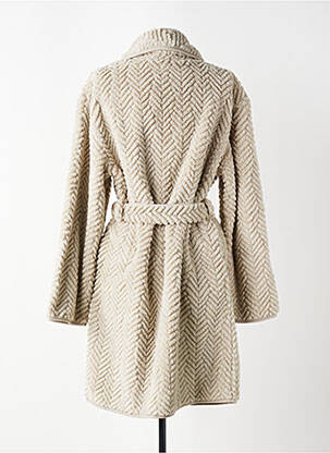 Robe de chambre manches longues beige ARUELLE femme