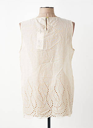 Top sans manche sans manche beige VERDIANI femme