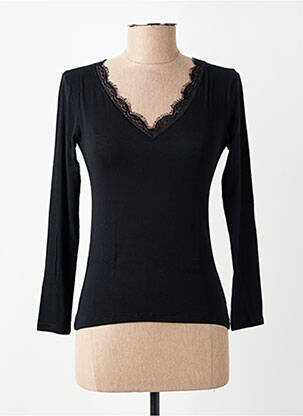 T-shirt manches longues manches longues noir VITTORIA B femme