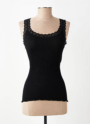 Débardeur stretch sans manche noir VITTORIA B femme