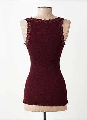Débardeur stretch sans manche violet VITTORIA B femme