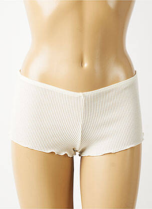 Shorty short beige OSCALITO femme