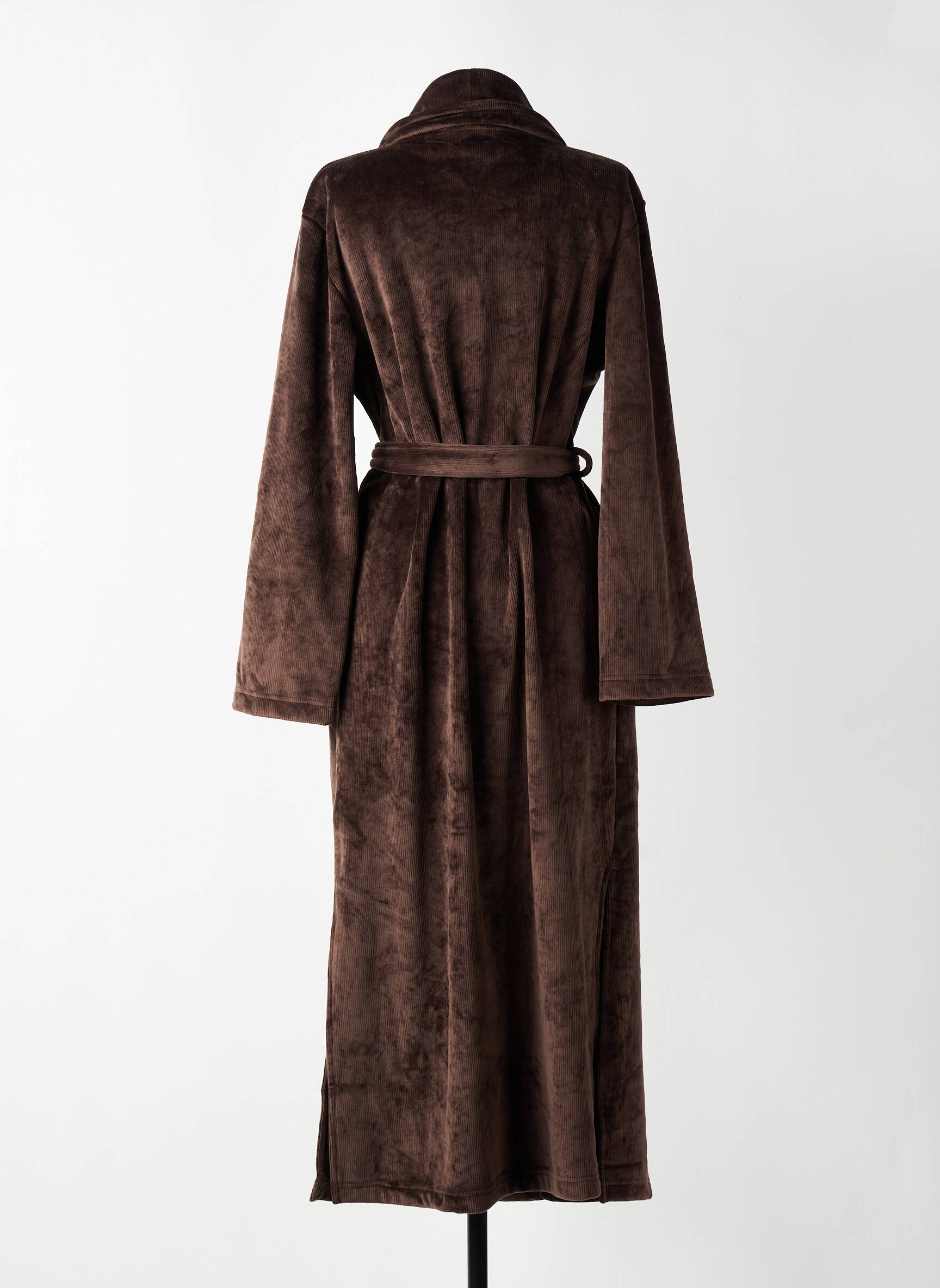 Robe de chambre stretch marron ARUELLE femme
