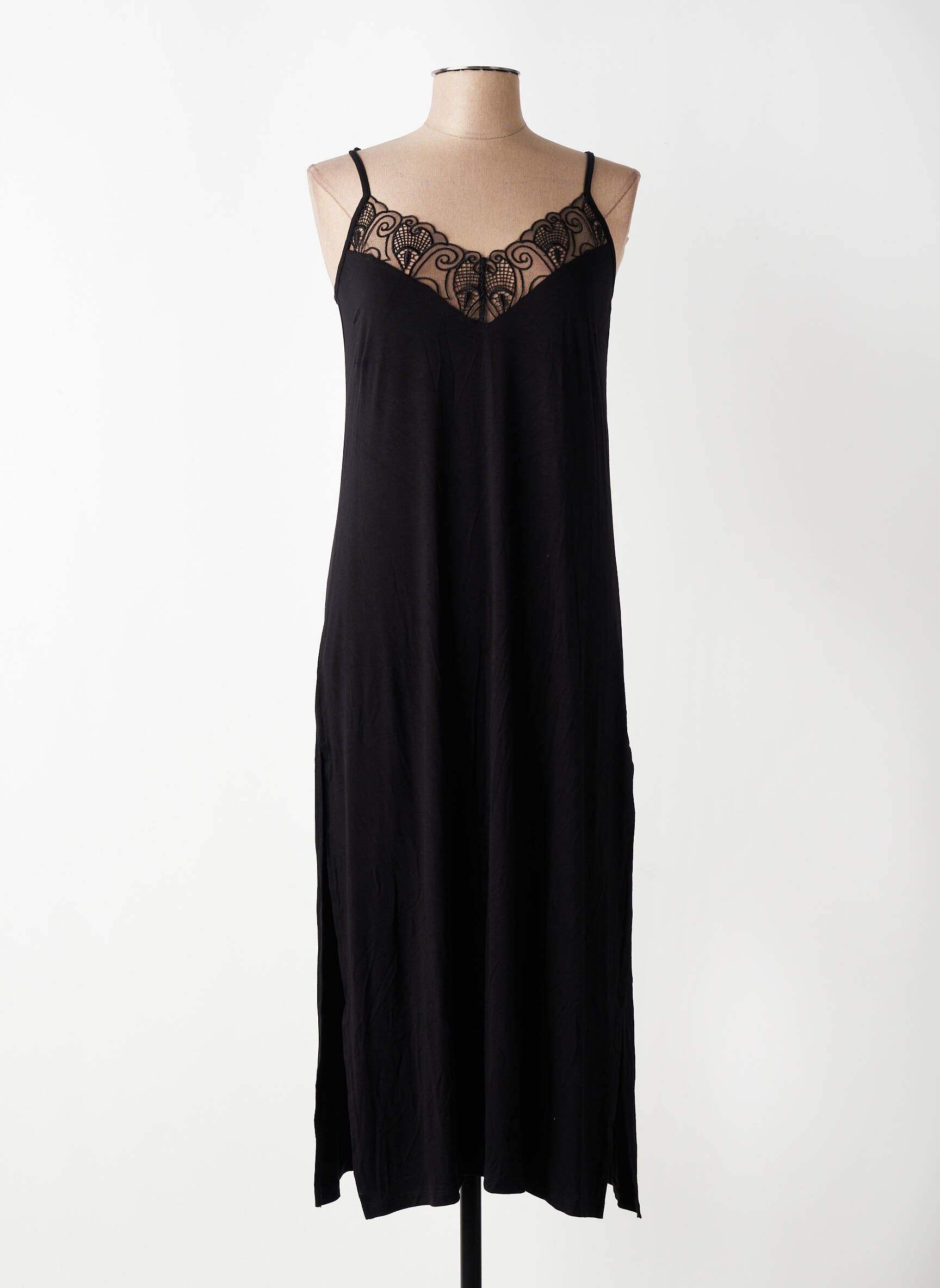 Nuisette/combinette stretch noir LORMAR femme