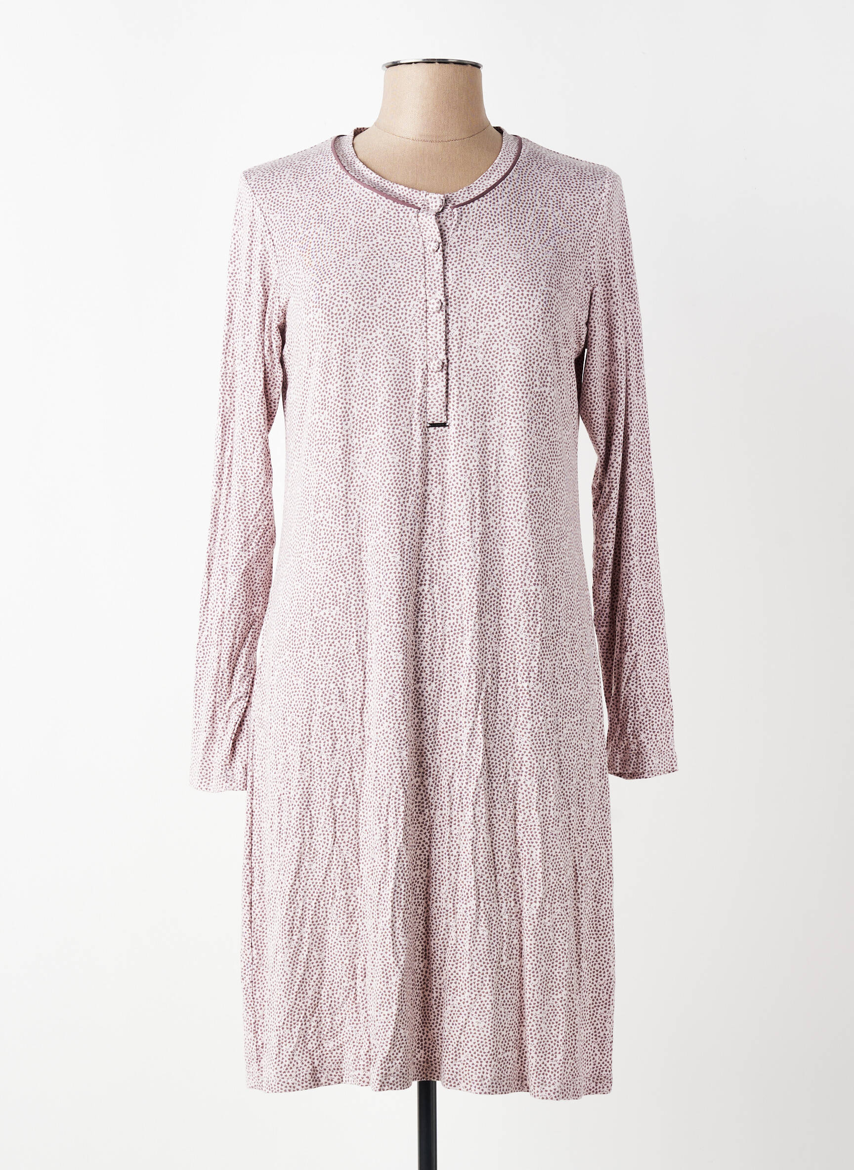 Chemise de nuit stretch rose LORMAR femme